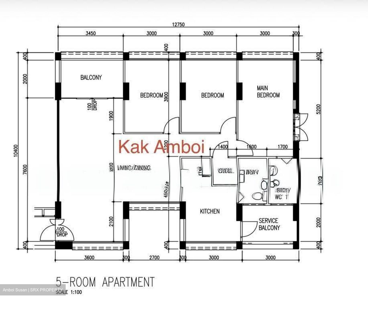 Blk 603 Woodlands Drive 42 (Woodlands), HDB 5 Rooms #626453921